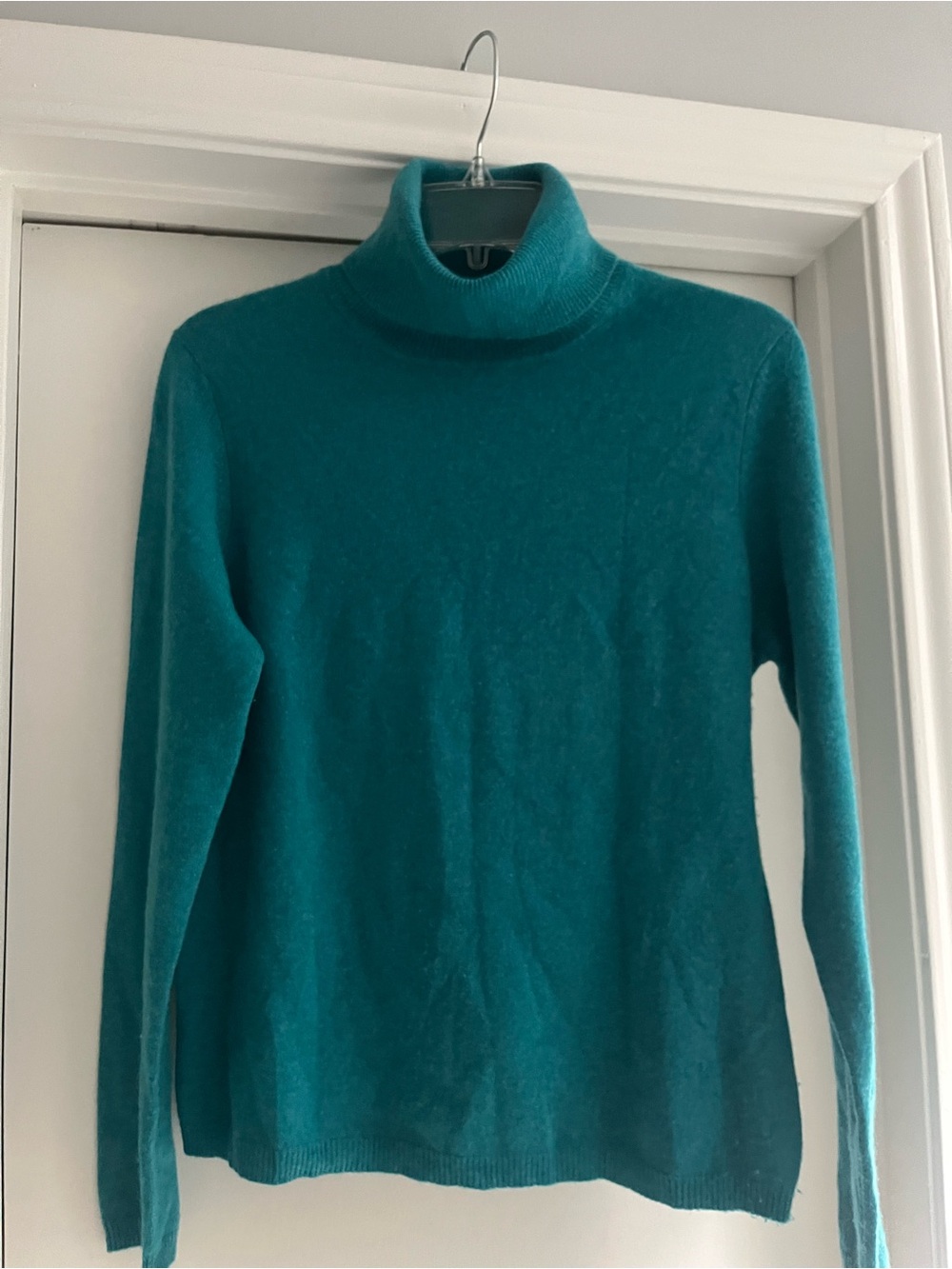 Valerie Stevens Turquoise Turtleneck Sweater